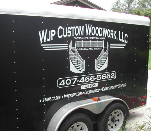 wood trailer